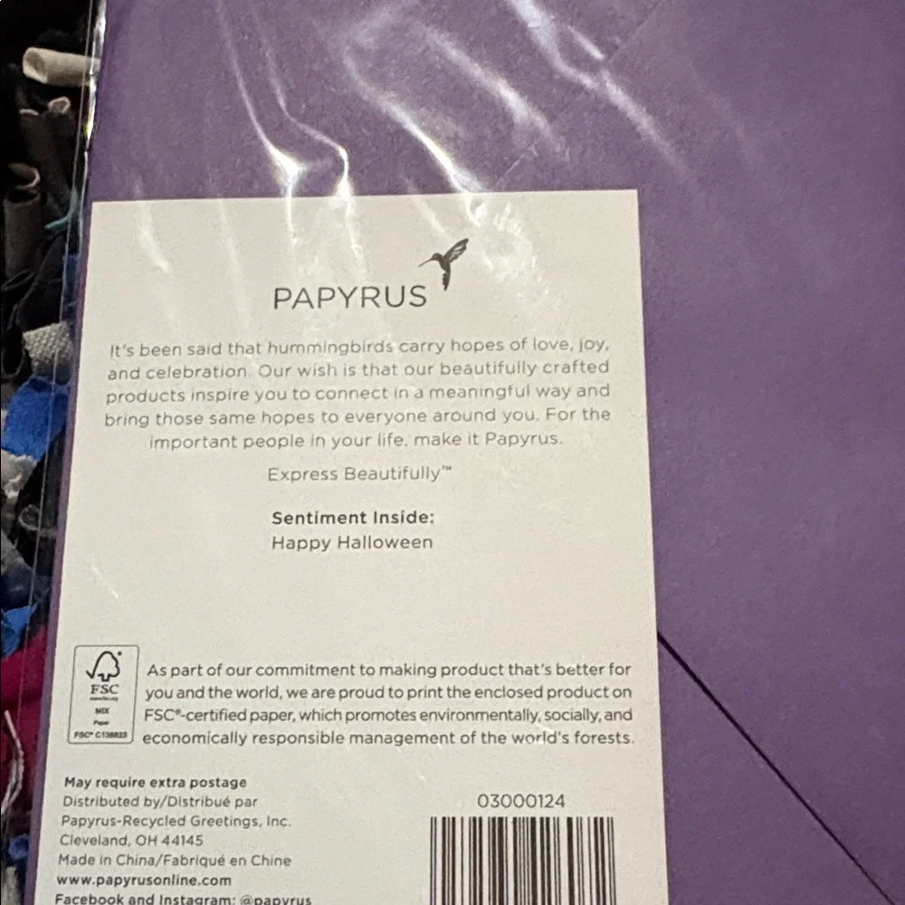 🆕American Greetings-Papyrus Halloween Greeting Cards, Bundle Of 3